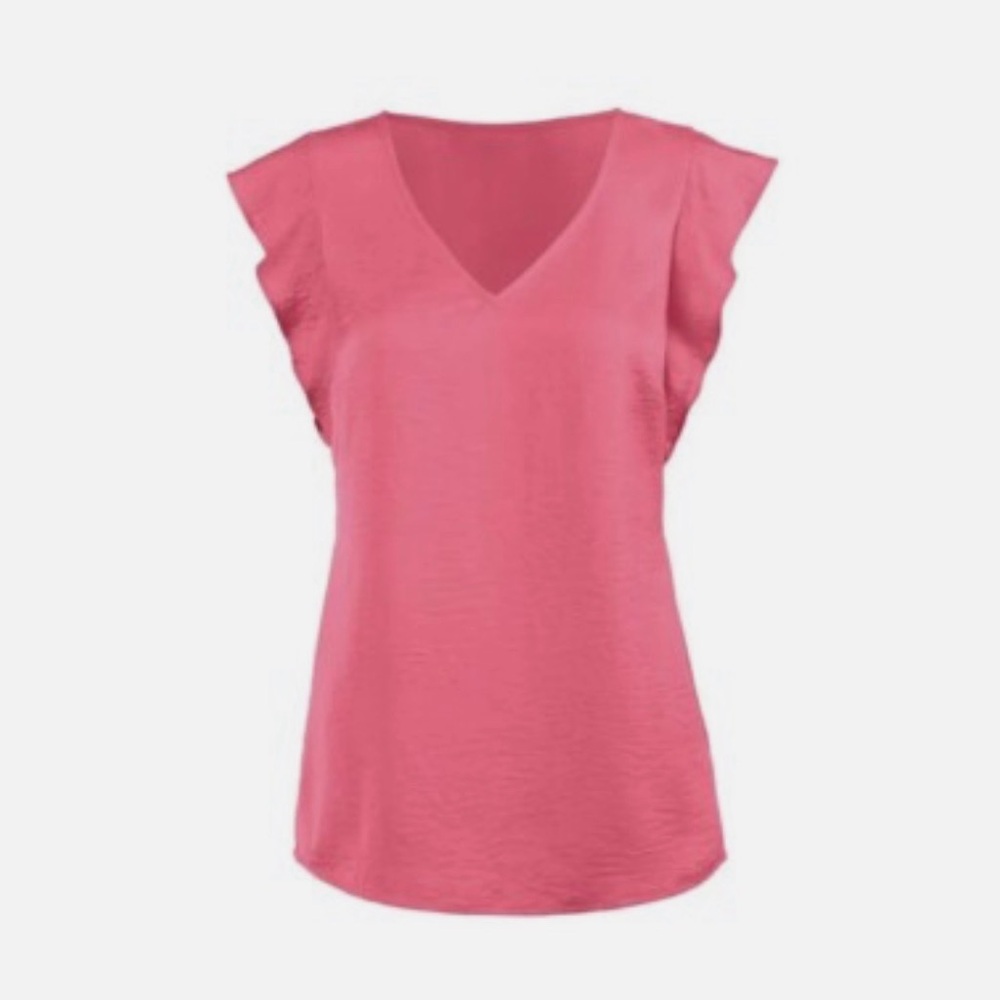 Cabi NWT Rose Top with Ruffle Sleeve - Picture 4 of 5